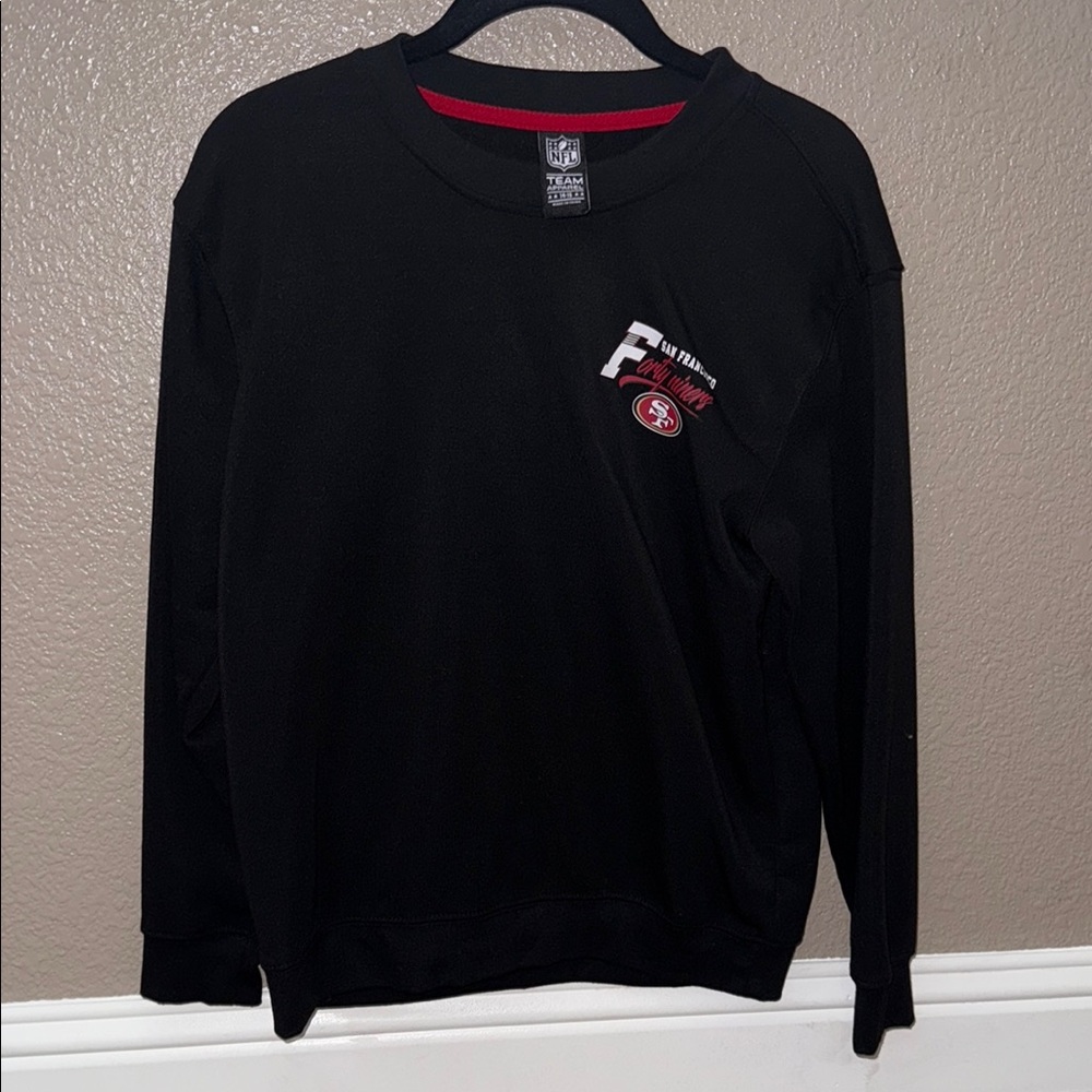 NFL Black Sweatshirt with Red Accents